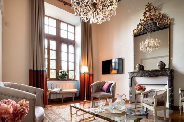 Son esprit est un hôte tel, que le château le gardera en devenant hôtel